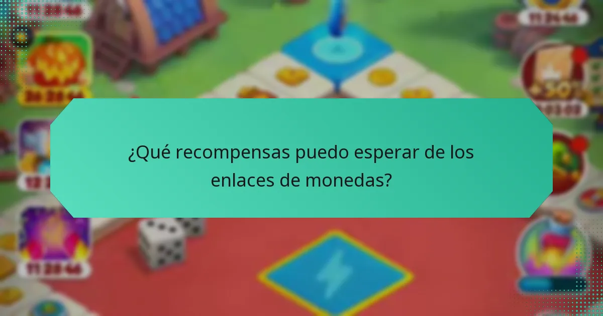 ¿Qué recompensas puedo esperar de los enlaces de monedas?